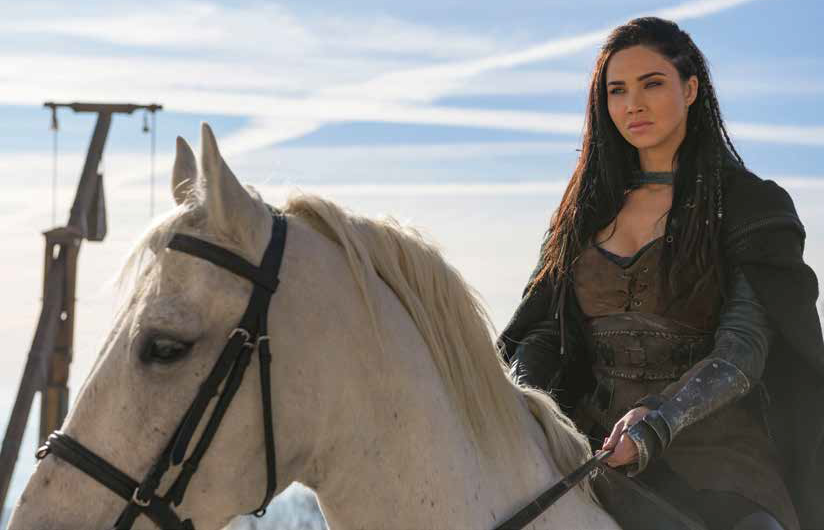 Jessica Green portrait for Autumn issue cover, film and television actress in styled shoot