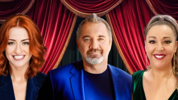 Two Psychics and a Medium live spiritual show featuring psychic mediums and audience readings